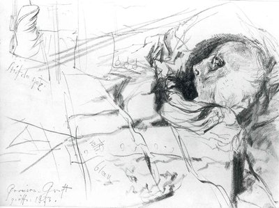 Skull and Boots by Adolph Menzel